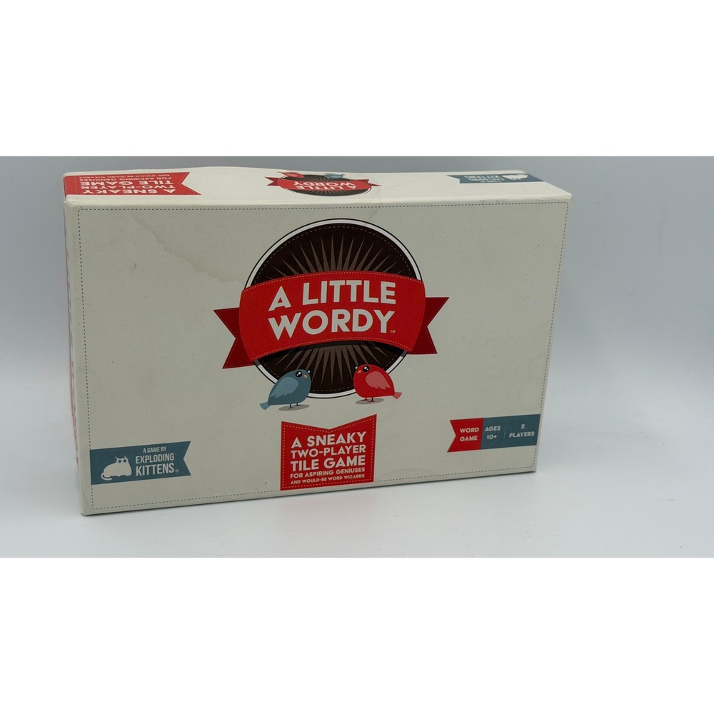 Exploding Kittens A Little Wordy Word Tile Game Missing 1 Tile Complete‎ Set